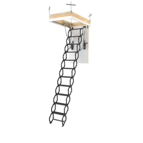 Energieeinsparende Scherentreppe Metall LST